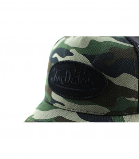 zwarte camo trucker Von Nederlan